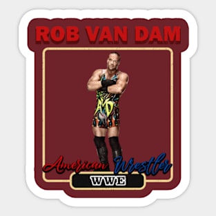 Rob Van Dam #14 design Sticker